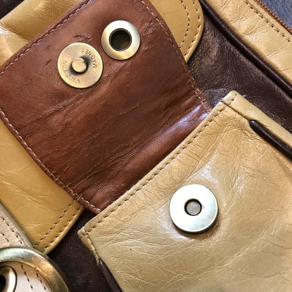 Genuine Leather Purse Shoulder Bag with Adjustable Handle Joanel Elle Canada - Picture 5 of 8